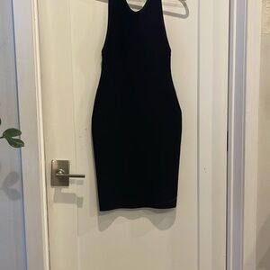 House of CB Black Halter Bodycon Dress